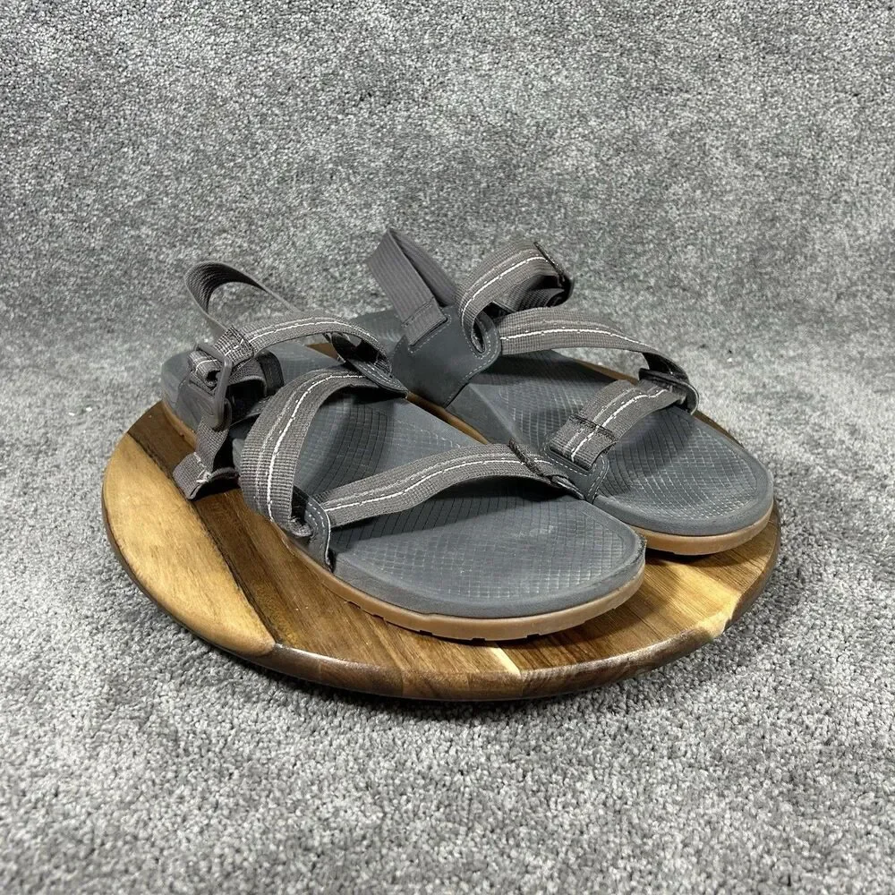 Chaco Lowdown Men's Size 12 Gray Strappy Hiking Outdoor Trail Sandals Used